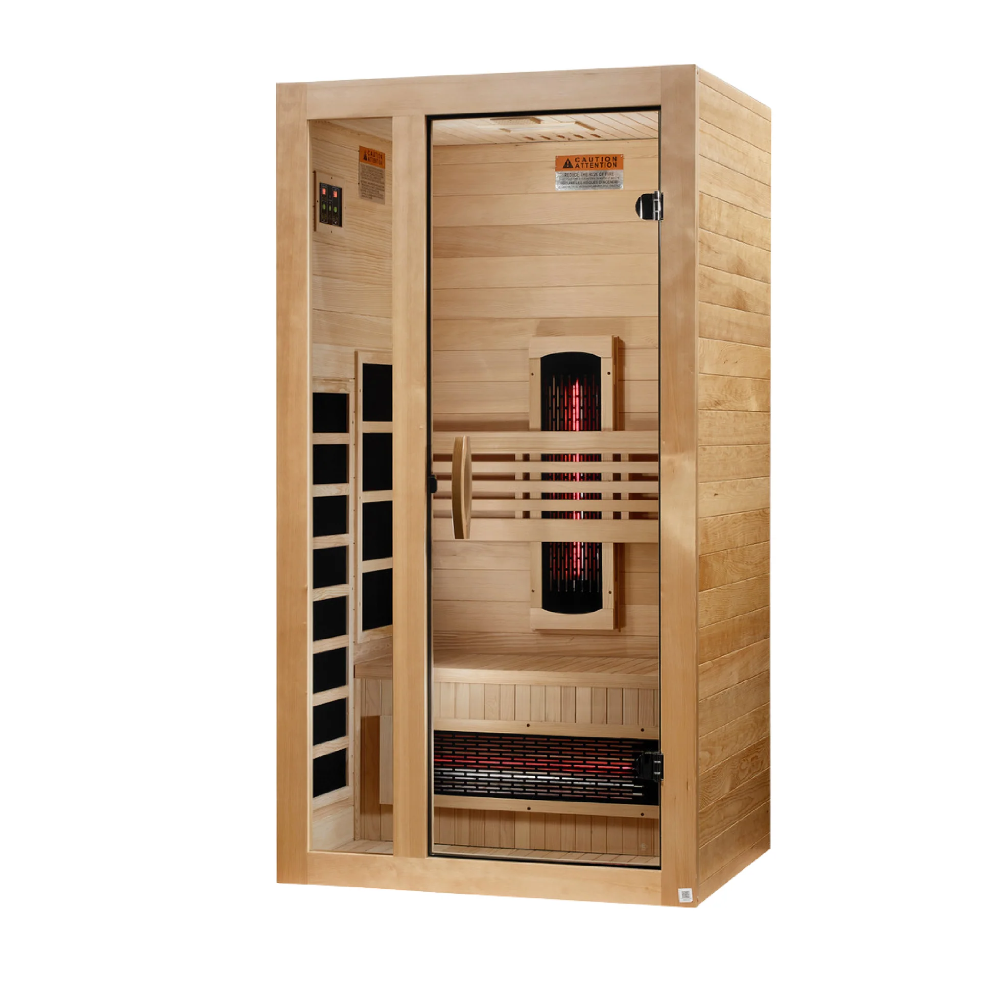 New 2026 Model Dynamic Gracia 1-2-Person Full Spectrum Near Zero EMF FAR IR Sauna (DYN-6119-03 FS) - Image 3