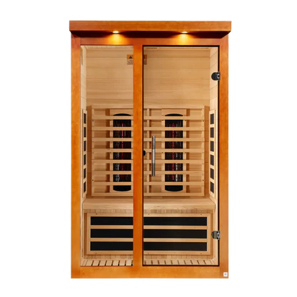 New 2026 Model Dynamic "Llumeneres" 2 Person Full Spectrum Nero Zero EMF FAR IR Sauna (DYN-6215-03 FS) - Image 3