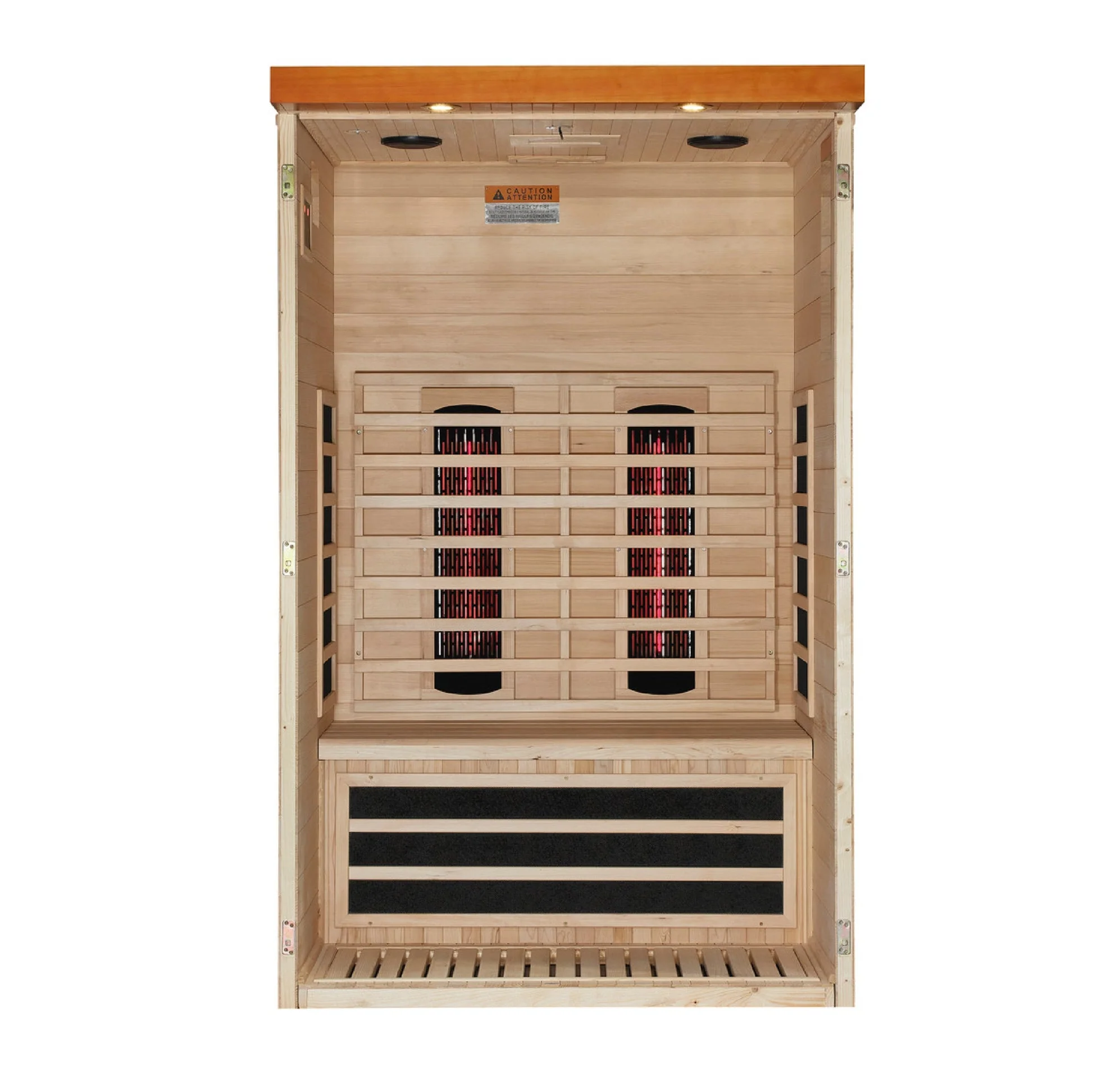 New 2026 Model Dynamic "Llumeneres" 2 Person Full Spectrum Nero Zero EMF FAR IR Sauna (DYN-6215-03 FS) - Image 4