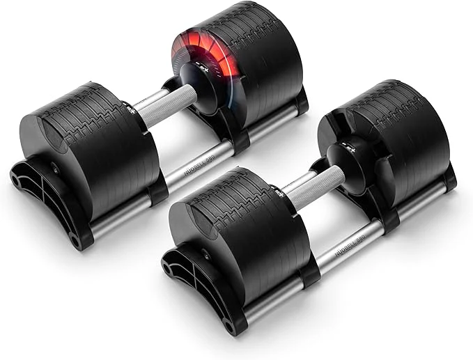 NÜOBELL 80LB Classic Adjustable Dumbbells - Image 7