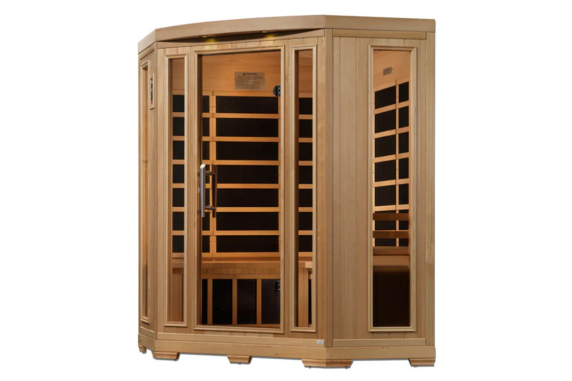 New 2026 Pro 6 "Rebecca" 3 Person Corner Near Zero EMF Far Infrared Sauna - Image 5