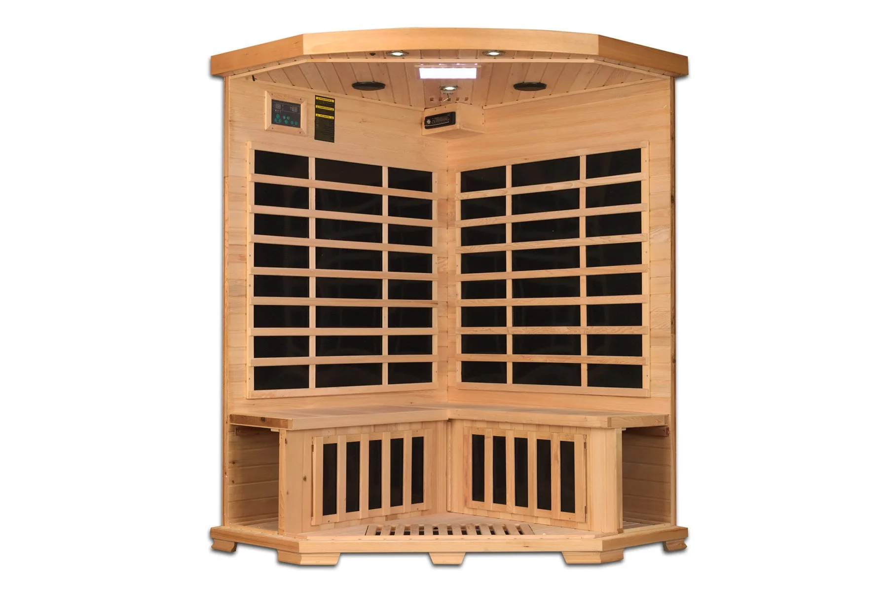New 2026 Pro 6 "Rebecca" 3 Person Corner Near Zero EMF Far Infrared Sauna - Image 6