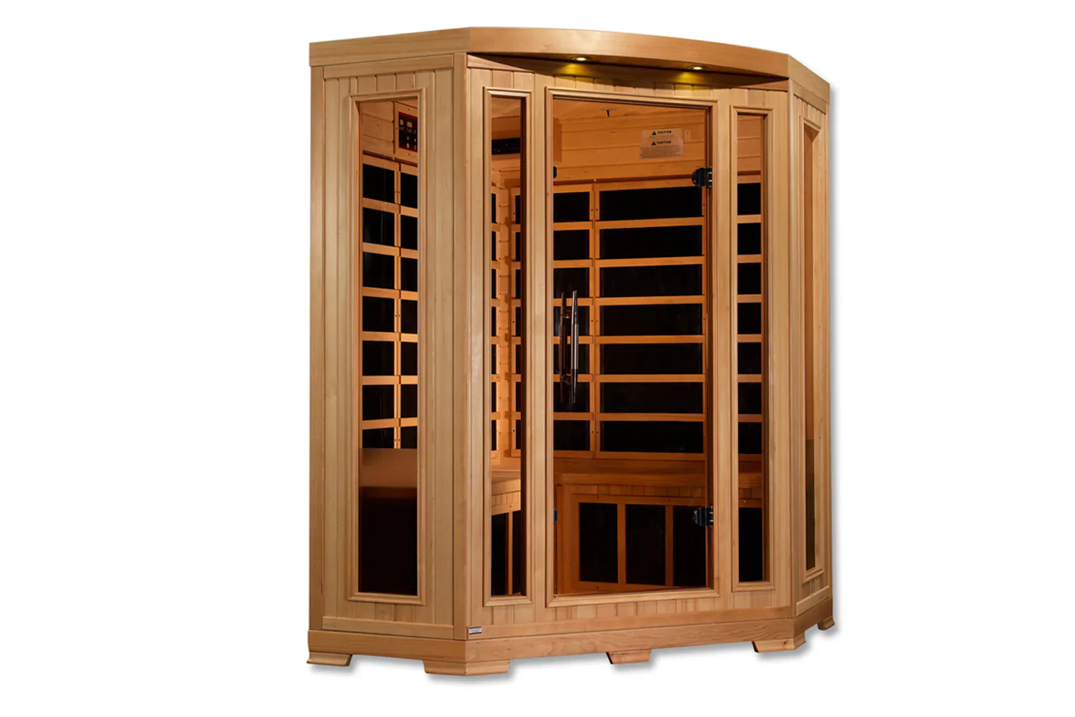 New 2026 Pro 6 "Rebecca" 3-Person Corner Near Zero EMF Far Infrared Sauna - Image 9