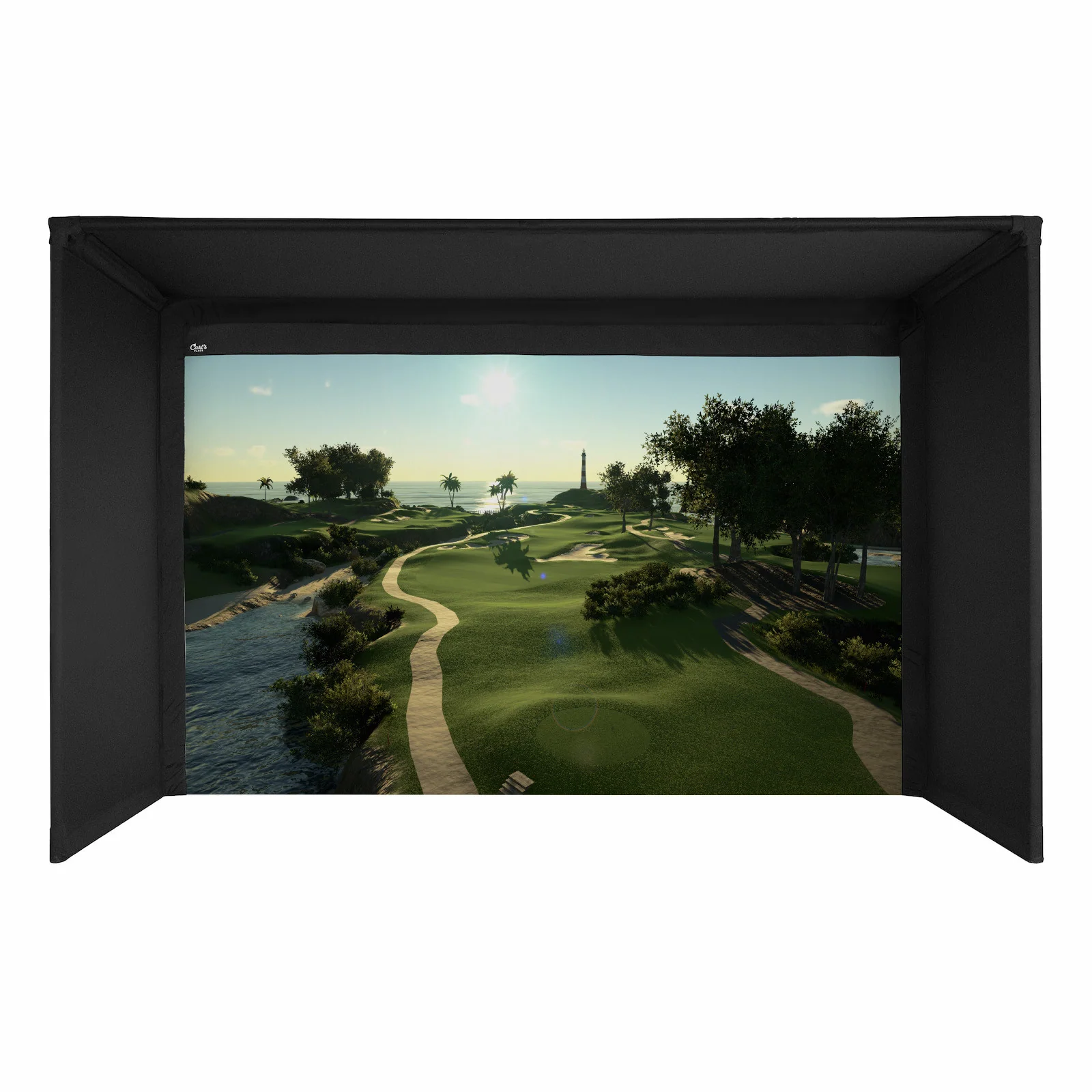 Pro Golf Simulator Enclosure Kit with Impact Screen - Image 3