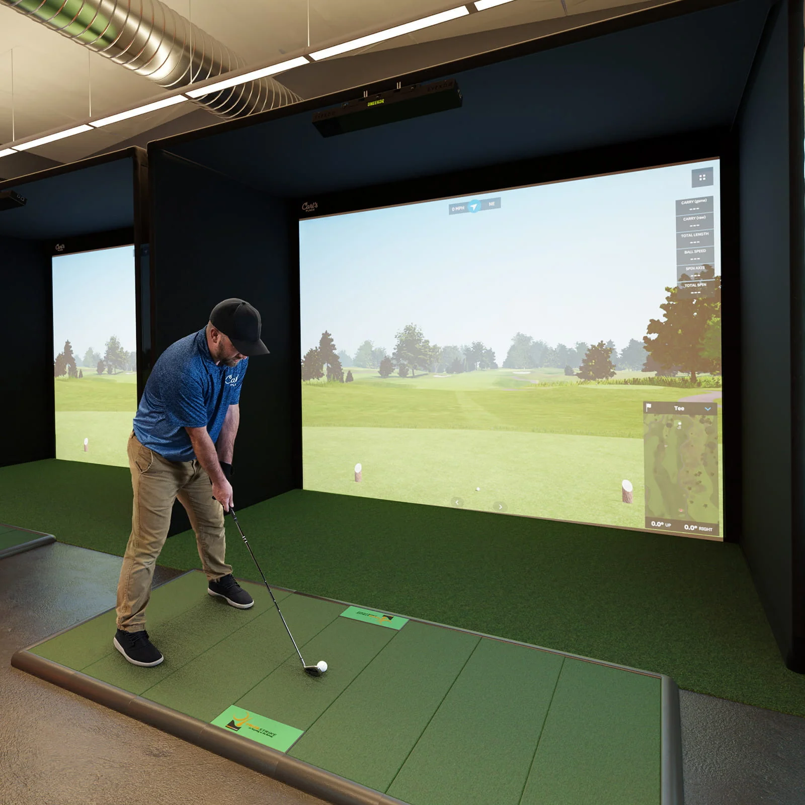 Pro Golf Simulator Enclosure Kit with Impact Screen - Image 5