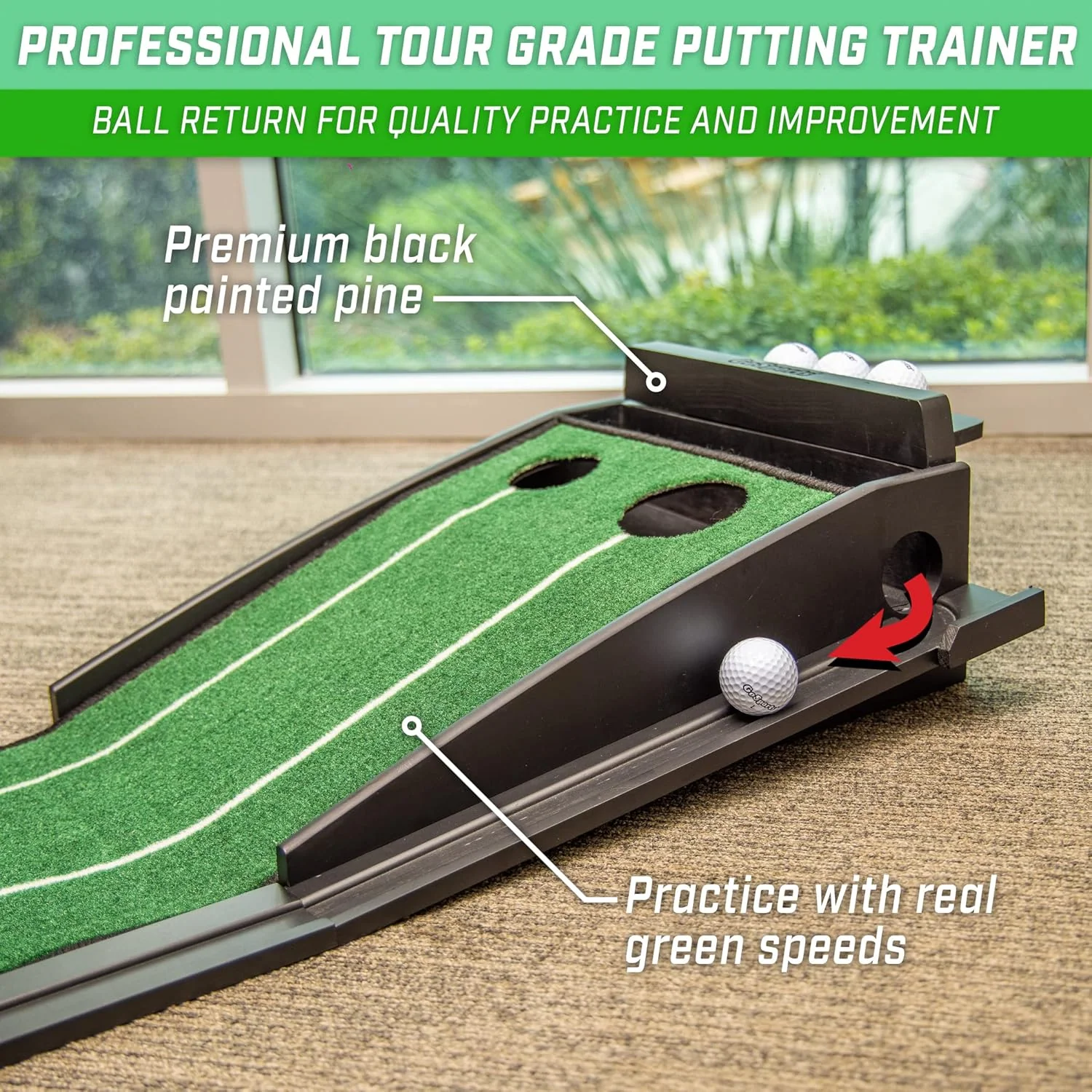 Pure Putt Golf 9 ft Putting Green Ramp - Image 4