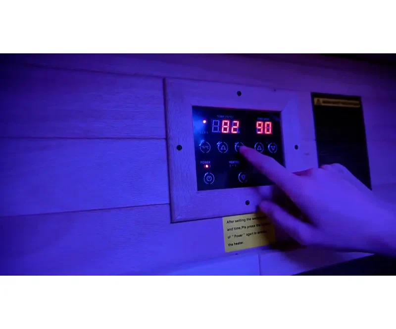 2 Person Indoor Low EMF FAR Infrared Sauna - Image 7