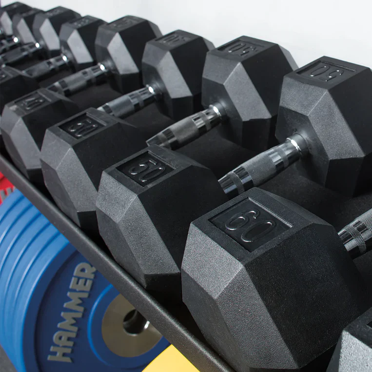 Rubber Hex Dumbbells & Packages - Image 16