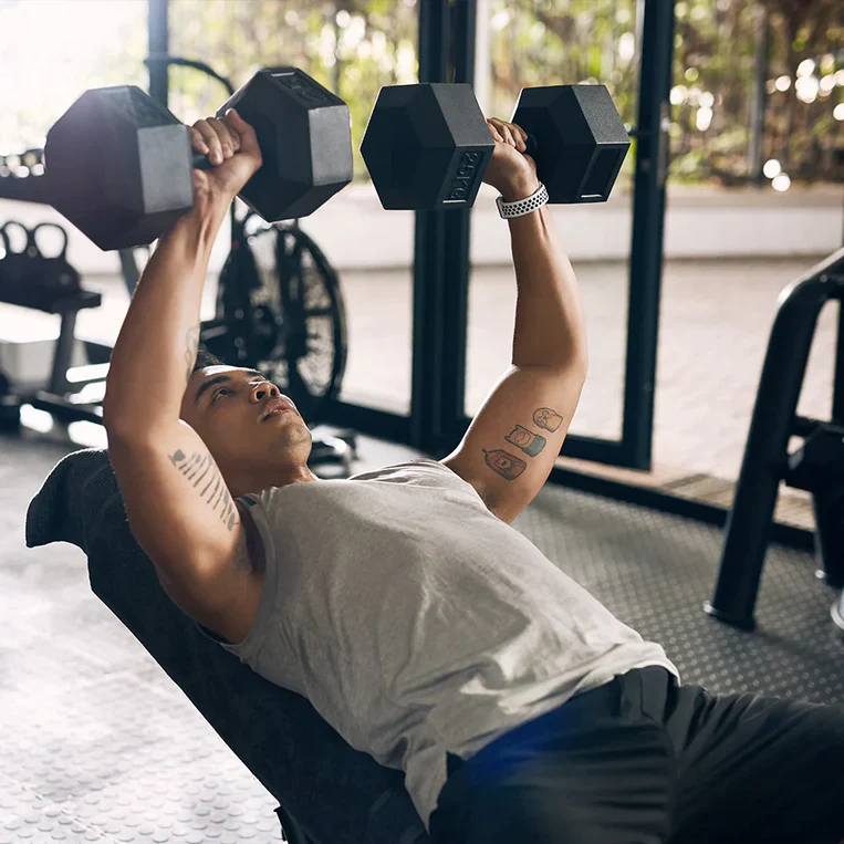 Rubber Hex Dumbbells & Packages - Image 17
