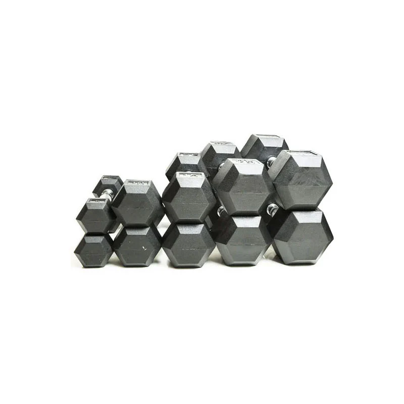 Rubber Hex Dumbbells & Packages - Image 23