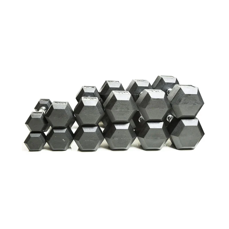 Rubber Hex Dumbbells & Packages - Image 24