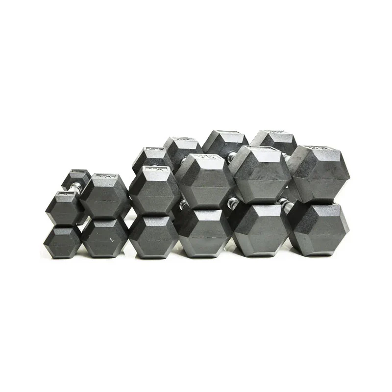 Rubber Hex Dumbbells & Packages - Image 25