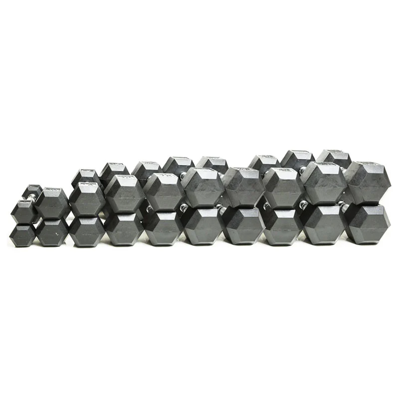 Rubber Hex Dumbbells & Packages - Image 26
