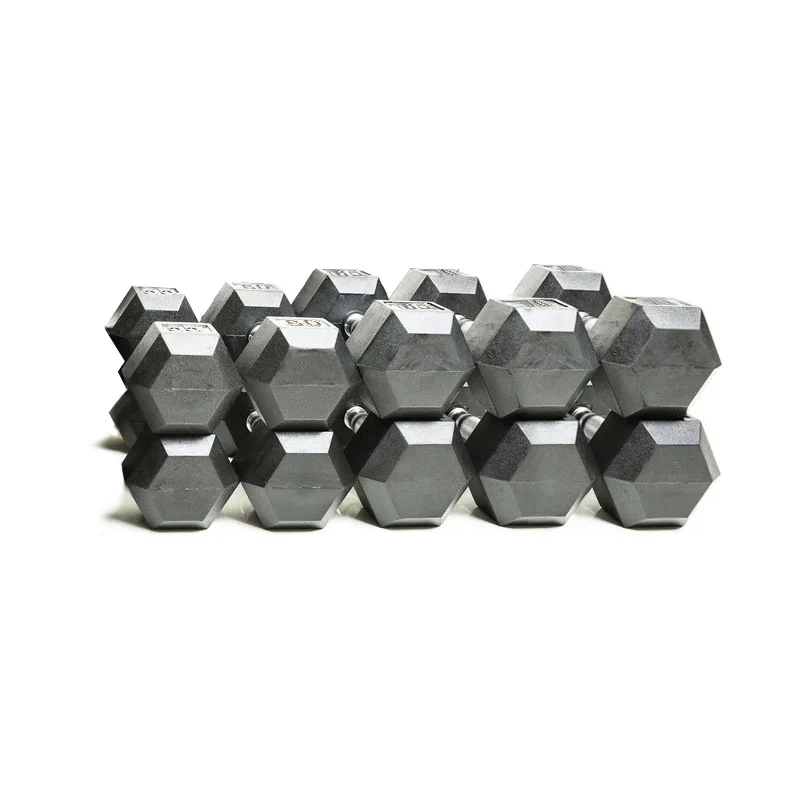 Rubber Hex Dumbbells & Packages - Image 27