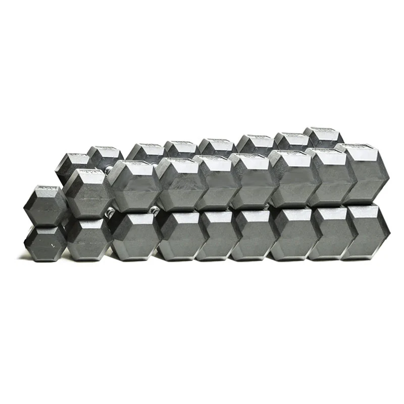 Rubber Hex Dumbbells & Packages - Image 28