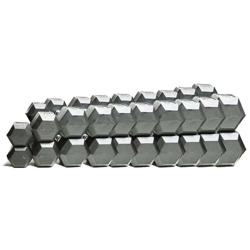 Rubber Hex Dumbbells & Packages - Image 29