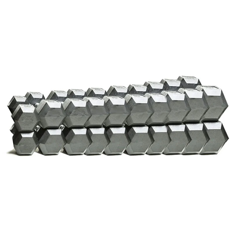 Rubber Hex Dumbbells & Packages - Image 30