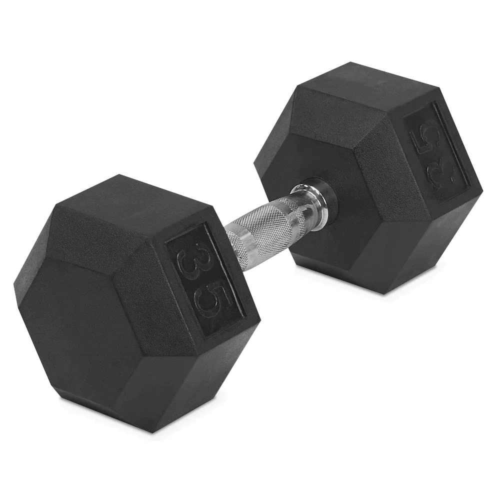 Rubber Hex Dumbbells & Packages - Image 4