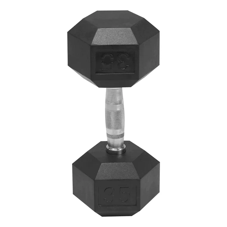 Rubber Hex Dumbbells & Packages - Image 9