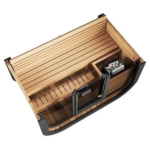 Model CL4G 3 Person Traditional Outdoor Sauna - Image 5