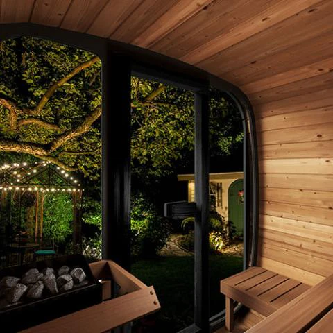 Model CL5G 5 Person Traditional Outdoor Sauna - Image 3