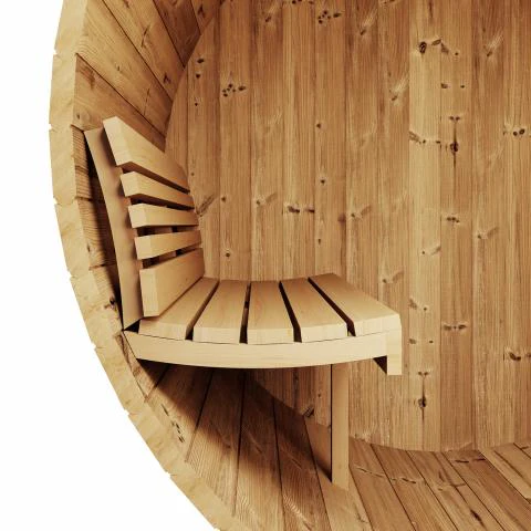 Model E6 2 Person Traditional Sauna Barrel - Image 6