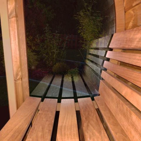 Model E7G 4 Person Traditional Barrel Sauna - Image 6
