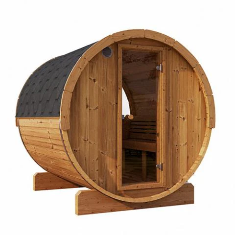 Model E7W 4 Person Traditional Barrel Sauna