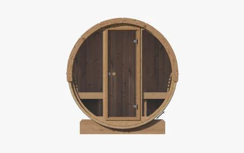 Model E8G 6 Person Traditional Barrel Sauna - Image 7
