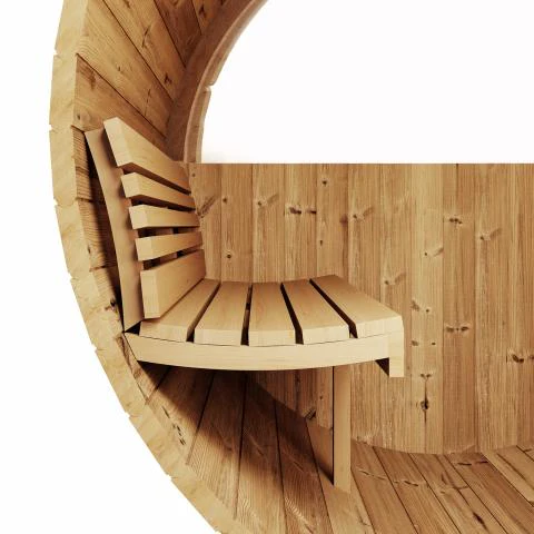 Model E8W 6 Person Traditional Sauna Barrel Sauna - Image 6