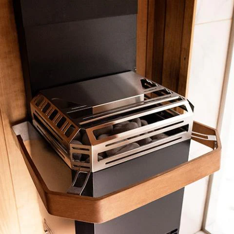 Saunum Air 10 | 9.6kW Black Steel Finish Sauna Heater Package - Image 6