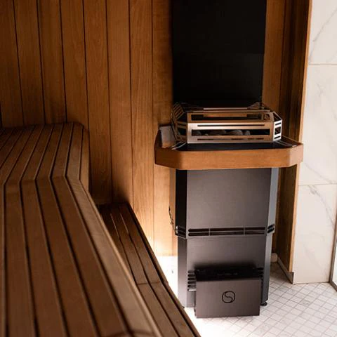 Saunum Air 10 | 9.6kW Black Steel Finish Sauna Heater Package - Image 7