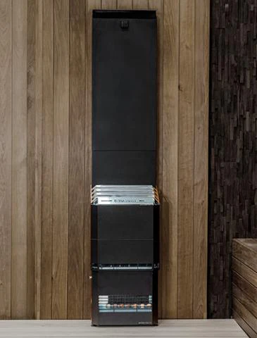 Saunum Air 7 | 6.4kW Black Steel Finish Sauna Heater Package - Image 3