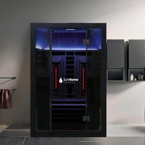 Sun Home Eclipse™ 2-Person Red Light & Infrared Sauna - Image 5
