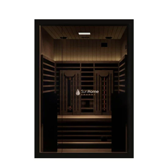 Sun Home Eclipse™ 2-Person Red Light & Infrared Sauna - Image 7