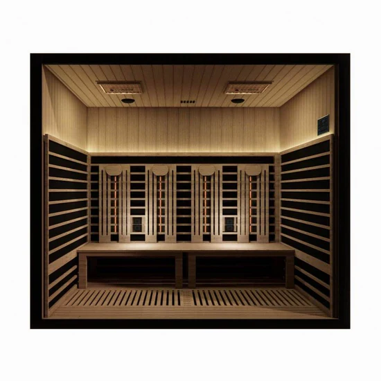 Sun Home Eclipse™ 4-Person Red Light & Infrared Sauna - Image 18