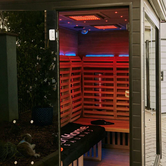 Sun Home Luminar™ Outdoor 2-Person Full Spectrum Infrared Sauna - Image 14