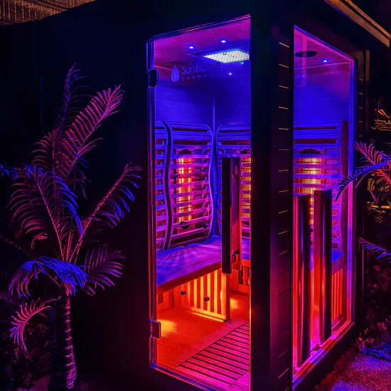 Sun Home Luminar™ Outdoor 2-Person Full Spectrum Infrared Sauna - Image 16