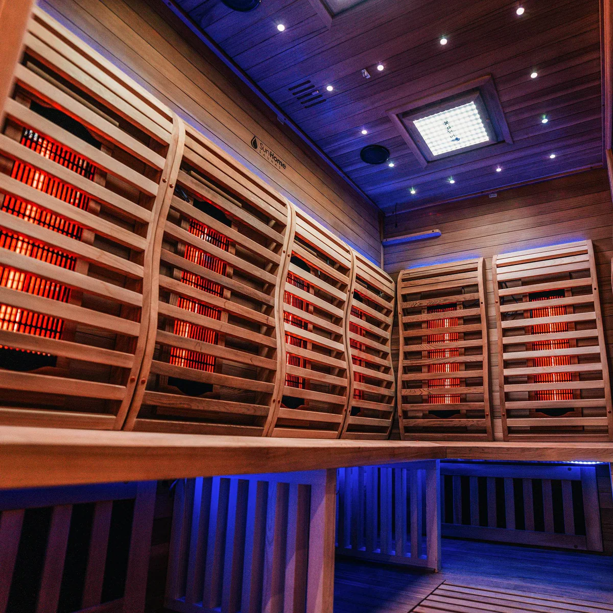 Sun Home Luminar™ Outdoor 5-Person Full Spectrum Infrared Sauna - Image 12