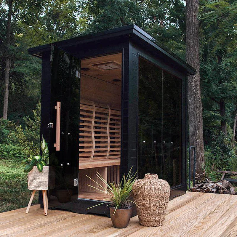 Sun Home Luminar™ Outdoor 5-Person Full Spectrum Infrared Sauna - Image 14