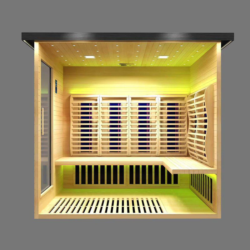 Sun Home Luminar™ Outdoor 5-Person Full Spectrum Infrared Sauna - Image 18