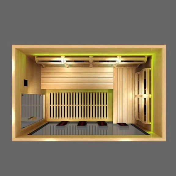 Sun Home Luminar™ Outdoor 5-Person Full Spectrum Infrared Sauna - Image 19