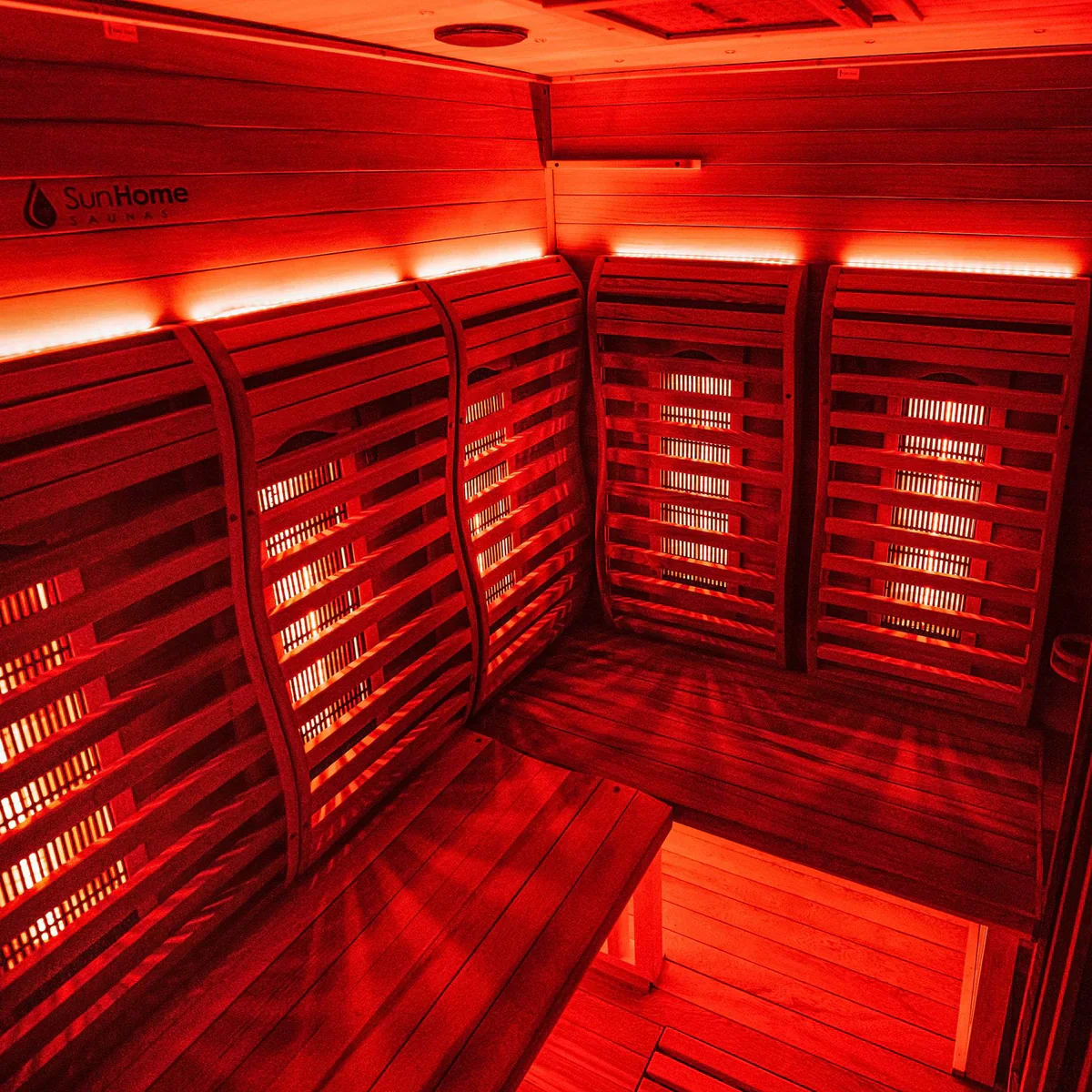 Sun Home Luminar™ Outdoor 5-Person Full Spectrum Infrared Sauna - Image 6