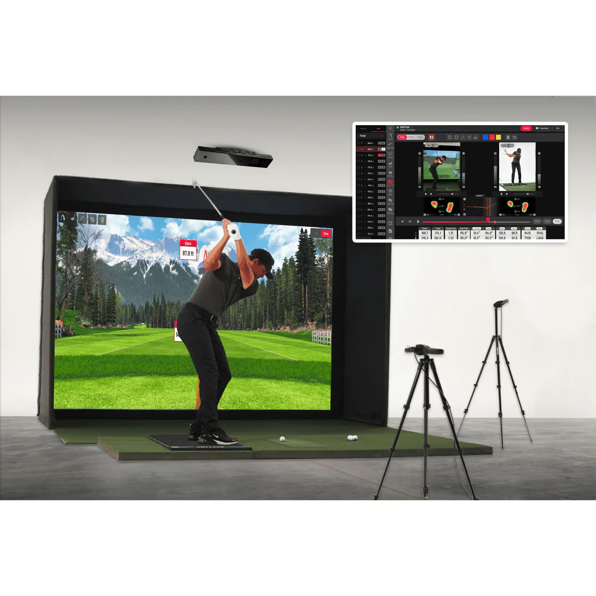 Uneekor EYE XO2 W12 Golf Simulator Package - Image 2