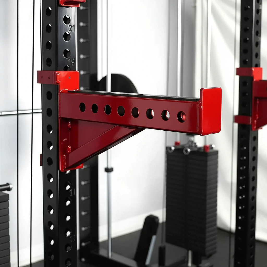 Warrior 3.5 Cable Crossover Pulley Power Rack Gym System with Lat Pulldown - Image 3