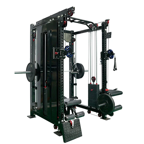 Warrior 3.5 Cable Crossover Pulley Power Rack Gym System with Lat Pulldown - Image 5