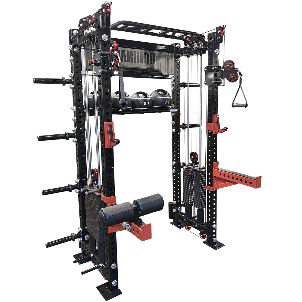 Warrior 2.0 Cable Crossover Pulley Power Rack Gym System - Image 3
